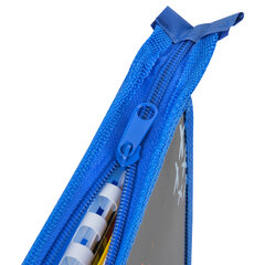 Папка для тетрадей ПИФАГОР А4, 1 отделение, картон/<wbr/>пластик, на молнии, &laquo;Angry shark&raquo;, 272129