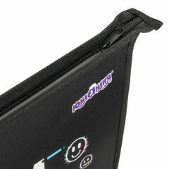 Папка для тетрадей ЮНЛАНДИЯ А4, 1 отделение, пластик, на молнии, &laquo;Not found&raquo;, 272143