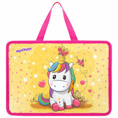 Папка на молнии с ручками ЮНЛАНДИЯ А4, 1 отделение, пластик, 80 мм, &laquo;Unipony&raquo;, 272159