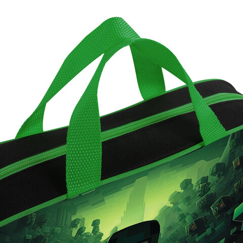 Папка на молнии с ручками BRAUBERG А4, 1 отделение, полиэстер, 80 мм, "Night warrior", 272183 - фото 4