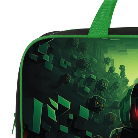 Папка на молнии с ручками BRAUBERG А4, 1 отделение, полиэстер, 80 мм, "Night warrior", 272183 - фото 5