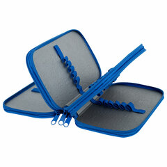 Пенал ЮНЛАНДИЯ, 3 отделения, картон с эффектом soft-touch, 19&times;11 см, &laquo;Beware&raquo;, 272268