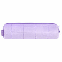 Пенал BRAUBERG, мех, 21х6х6 см, фиолетовый