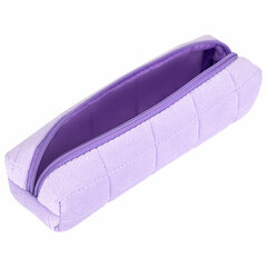 Пенал BRAUBERG, мех, 21х6х6 см, фиолетовый