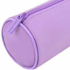 Пенал-тубус BRAUBERG, с эффектом Soft Touch, мягкий, пастельно-фиолетовый, 22&times;8 см, 272301