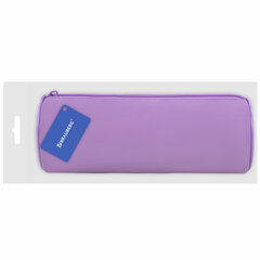 Пенал-тубус BRAUBERG, с эффектом Soft Touch, мягкий, пастельно-фиолетовый, 22&times;8 см, 272301