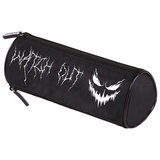 Пенал BRAUBERG, 3 отделения, нейлон, 21х7х7 см, "Scary face", 272308