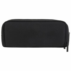 Пенал-органайзер BRAUBERG, 2 откидные планки, полиэстер, 23&times;9&times;7 см, &laquo;Total black&raquo;, 272317