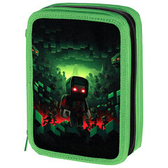 Пенал BRAUBERG, 3 отделения, полиэстер, 21х14 см, "Night warrior", 272333