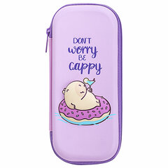 Пенал BRAUBERG, 1 отделение, 1 откидная планка, EVA, 22х10х5 см, "Capybara", 272335