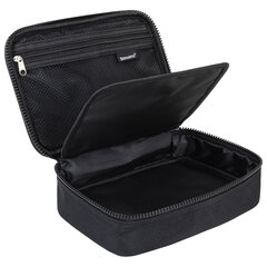 Пенал-органайзер BRAUBERG БОЛЬШОЙ, 1 отделение,1 откидная планка, ткань, 21&times;15&times;6 см, Black, 272348