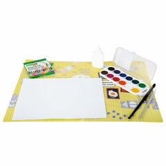 Настольное покрытие BRAUBERG KIDS для труда и творческих занятий, ПВХ, &laquo;Artist&raquo;, 50&times;35 см, 272358