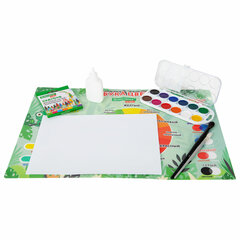 Настольное покрытие BRAUBERG KIDS для труда и творческих занятий, ПВХ, &laquo;Color map&raquo;, 50&times;35 см, 272360