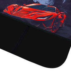 Набор для уроков труда BRAUBERG KIDS, клеенка ПВХ, накидка фартук с нарукавниками, &laquo;Red car&raquo;, 272363