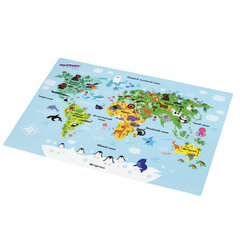 Настольное покрытие ЮНЛАНДИЯ, А3+, пластик, 46&times;33 см, &laquo;Map&raquo;, 272370
