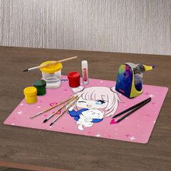 Настольное покрытие ЮНЛАНДИЯ, А4+, пластик, 33&times;23 см, &laquo;Anime pals&raquo;, 272371