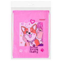 Мешок для обуви ПИФАГОР, 1 отделение, 42&times;34 см, &laquo;Fluffy akita&raquo;, 272385