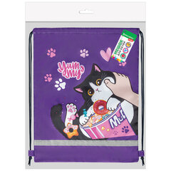 Мешок для обуви BRAUBERG KIDS, светоотражающая полоса, 46&times;36 см, &laquo;Sweet cheeks&raquo;, 272390