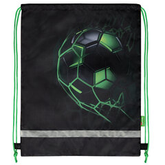 Мешок для обуви BRAUBERG KIDS, светоотражающая полоса, 46&times;36 см, &laquo;Green ball&raquo;, 272393