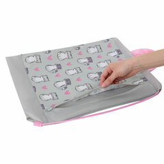 Мешок для обуви ЮНЛАНДИЯ с ручками, боковой карман на молнии, 46&times;36 см, &laquo;Kitties&raquo;, 272407