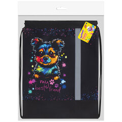 Мешок для обуви ЮНЛАНДИЯ, плотный, светоотражающая полоса, 46&times;36 см, &laquo;True friend&raquo;, 272410