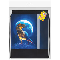 Мешок для обуви ЮНЛАНДИЯ, плотный, светоотражающая полоса, 46&times;36 см, &laquo;Beware&raquo;, 272412