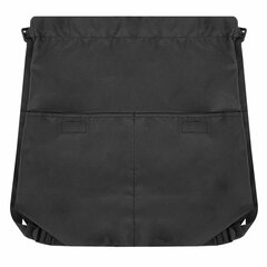 Рюкзак спортивный мешок HEIKKI PACK (ХЕЙКИ), 2 отделения, увеличенный объем, 40&times;35 см, черный, 272419