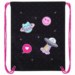 Мешок для обуви BRAUBERG PREMIUM, карман, подкладка, светоотражайка, 43&times;33 см, Space sweets, 272422