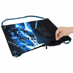 Мешок для обуви BRAUBERG PREMIUM, карман, подкладка, светоотражайка, 43&times;33 см, Night race, 272425