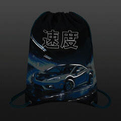 Мешок для обуви BRAUBERG PREMIUM, карман, подкладка, светоотражайка, 43&times;33 см, Night race, 272425