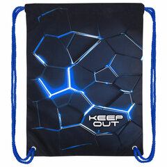 Мешок для обуви BRAUBERG PREMIUM, карман, подкладка, светоотражайка, 43&times;33 см, Digital lava, 272426