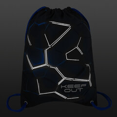 Мешок для обуви BRAUBERG PREMIUM, карман, подкладка, светоотражайка, 43&times;33 см, Digital lava, 272426