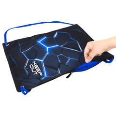 Мешок для обуви BRAUBERG PREMIUM, карман, подкладка, светоотражайка, 43&times;33 см, Digital lava, 272426