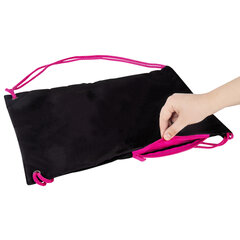 Мешок для обуви BRAUBERG плотный, карман на молнии, подкладка, 43&times;33 см, Neon Pink, 272428