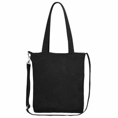 Сумка шоппер HEIKKI VELVET (ХЕЙКИ), вельвет, карманы, 35&times;32 см, черный, 272437