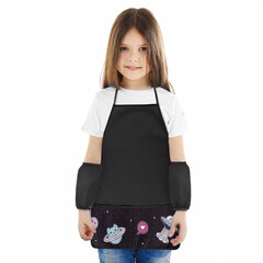 Накидка фартук с нарукавниками для труда BRAUBERG, 3 кармана, 46&times;54 см, &laquo;Space sweets&raquo;, 272446