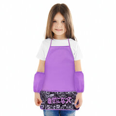 Накидка фартук с нарукавниками для труда BRAUBERG, 3 кармана, 46&times;54 см, &laquo;Anime movie&raquo;, 272447