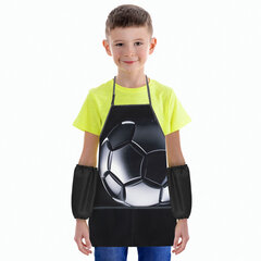 Накидка фартук с нарукавниками для труда BRAUBERG KIDS, 2 кармана, 46&times;54 см, &laquo;Score ball&raquo;, 272453