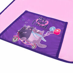 Накидка фартук с нарукавниками для труда ПИФАГОР, 1 карман, 46&times;54 см, &laquo;Bike cats&raquo;, 272456