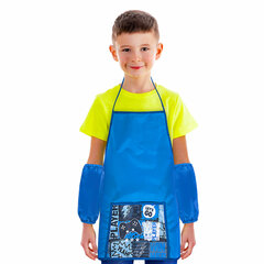 Накидка фартук с нарукавниками для труда ПИФАГОР, 1 карман, 46&times;54 см, &laquo;Press play&raquo;, 272459