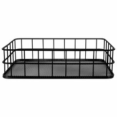 Органайзер-корзинка для косметики и мелочей металлическая MONTE VITA (МОНТЕ ВИТА), 242&times;162&times;63 мм, черный, 272482