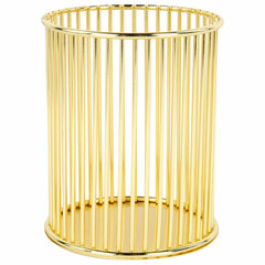 Органайзер-стаканчик для косметики и мелочей MONTE VITA (МОНТЕ ВИТА), металлический, 100&times;80 мм, золото, 272484