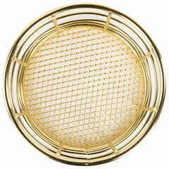 Органайзер-стаканчик для косметики и мелочей MONTE VITA (МОНТЕ ВИТА), металлический, 100&times;90 мм, золото, 272486