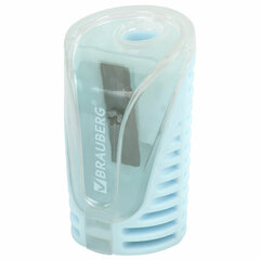 Точилка с контейнером BRAUBERG &laquo;CELL PASTEL&raquo;, пастельные цвета ассорти, 272503