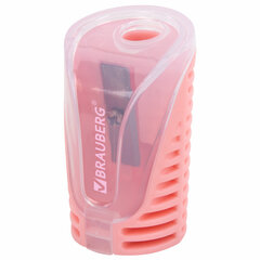 Точилка с контейнером BRAUBERG &laquo;CELL PASTEL&raquo;, пастельные цвета ассорти, 272503