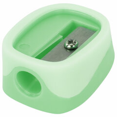 Точилка ЮНЛАНДИЯ &laquo;COLOR PASTEL&raquo;, двуцветная, пастельные цвета ассорти, 272505