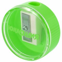 Точилка с контейнером ЮНЛАНДИЯ &laquo;ШАРИК НЕОН&raquo;, неоновые цвета ассорти, 272511