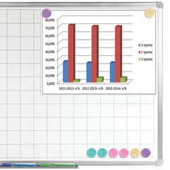 Магниты 30 мм, НАБОР 8 шт., BRAUBERG &laquo;PASTEL&raquo;, блистер, 272518