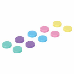 Магниты 30 мм, НАБОР 10 шт., &laquo;MACAROONS&raquo;, BRAUBERG KIDS, блистер, 272521