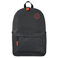 Рюкзак HEIKKI ENERGETIC (ХЕЙКИ) универсальный, эргономичный, &laquo;Recycle&raquo;, черно-серый, 43&times;30&times;16 см, 272532